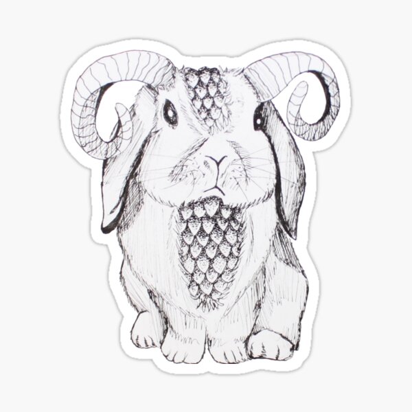 Item preview, Ram Horn Jackelope designed and sold by RagingOstrich.