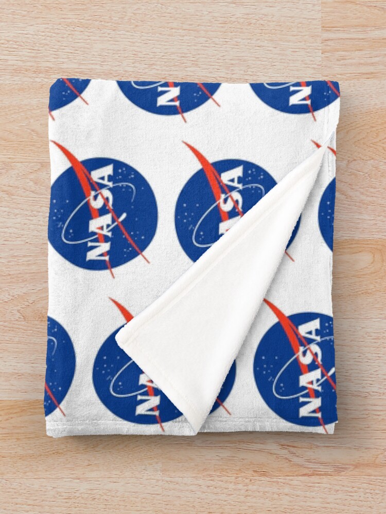 "NASA Logo" Throw Blanket by lemmedia Redbubble