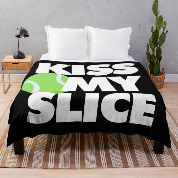Item preview, Kiss my Slice Funny Sport Player designed and sold by elhefe.