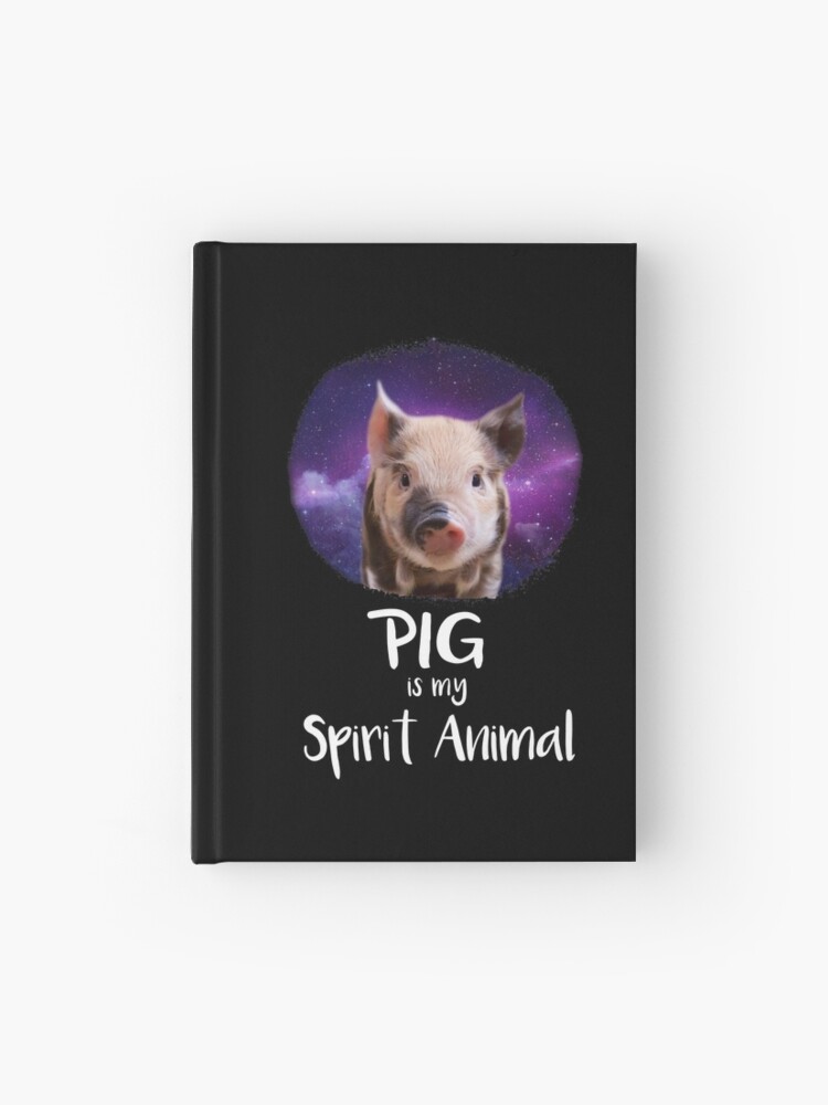Tristemente lluvia Majestuoso Cuaderno de tapa dura «Pig is my Spirit Animal Mini Pig Propietario Mini  Cerdo Mascota Cerdo Amante Porcina Cerdo lindo Silueta Cerdo miniatura» de  insanius | Redbubble