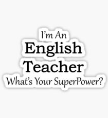 English Teacher Sticker