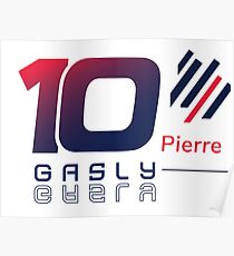 Pierre Gasly Formel 1 RedBull Poster