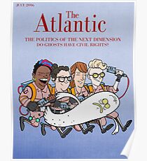 Póster Cazafantasmas: Portada de la revista Atlantic