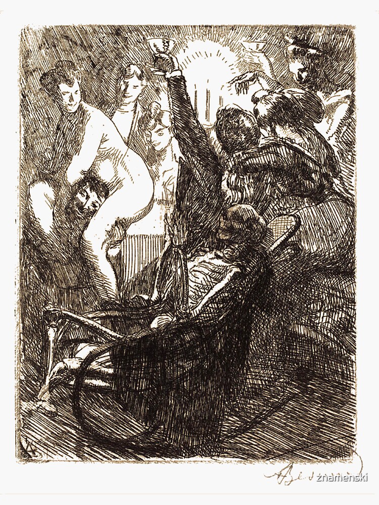Paul-Albert Besnard French painter, The Orgy (L'orgie), 1900 by znamenski