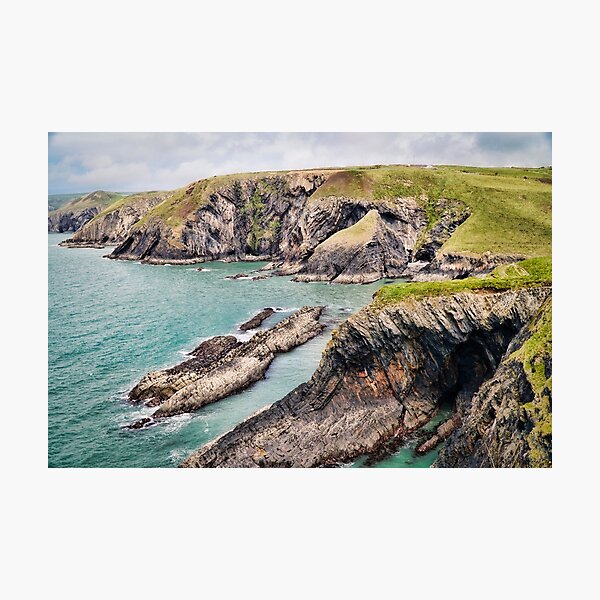Item preview, Wonderful Coastal Scenery - Ceibwr Bay, Pembrokeshire designed and sold by Harmony Of The Mind.