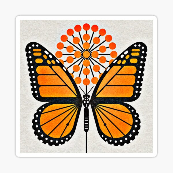 Item preview, Monarch and Milkweed designed and sold by Scott Partridge.
