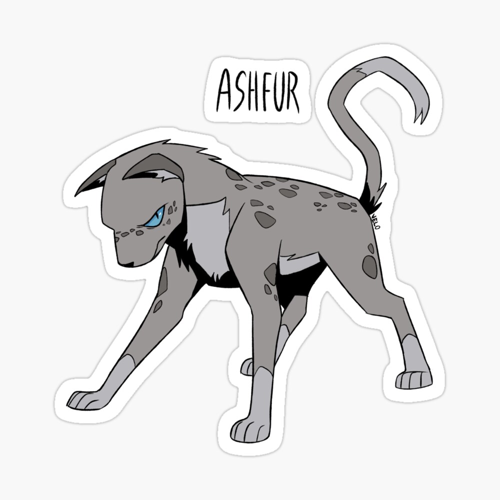 warriors inspired ashfur Sticker for Sale by MagicPistachio