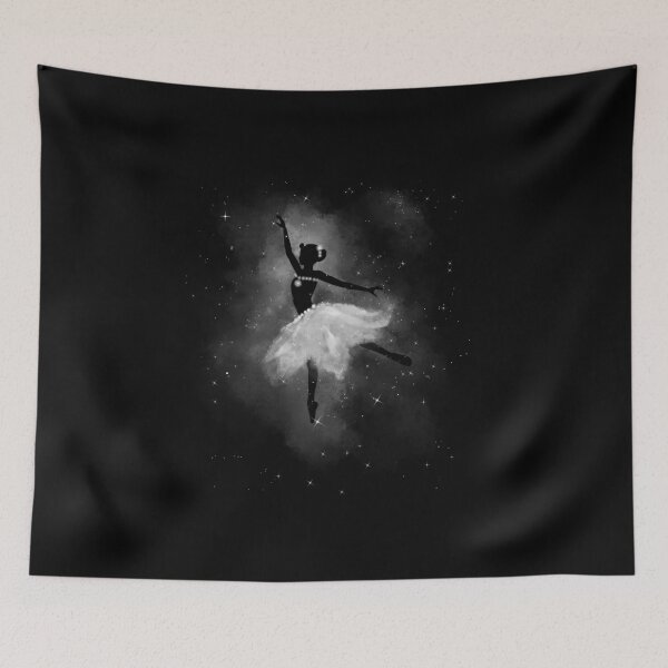 Item preview, Ballerina girl or woman dancing ballet in outer space designed and sold by alwe-designs.