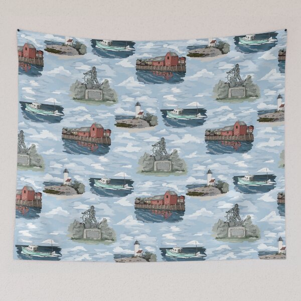 Item preview, Cape Ann Massachusetts scenic soft tones designed and sold by Sharilea.