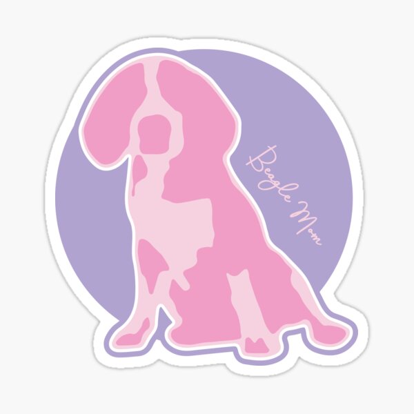 Beagle Mom Sticker