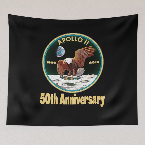 Item preview, Apollo 11 - 50th Anniversary 1969-2019 Apollo 11 Patch  designed and sold by YELLOWCITY806.