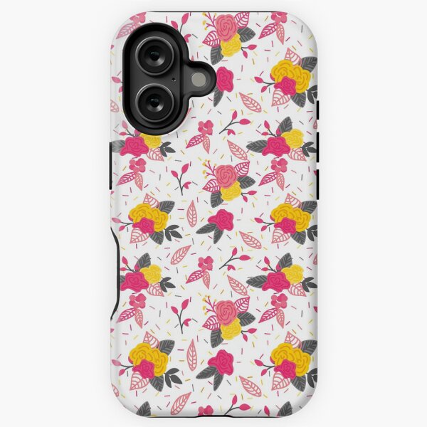 Bright and Beautiful Abstract Floral Print iPhone Tough Case