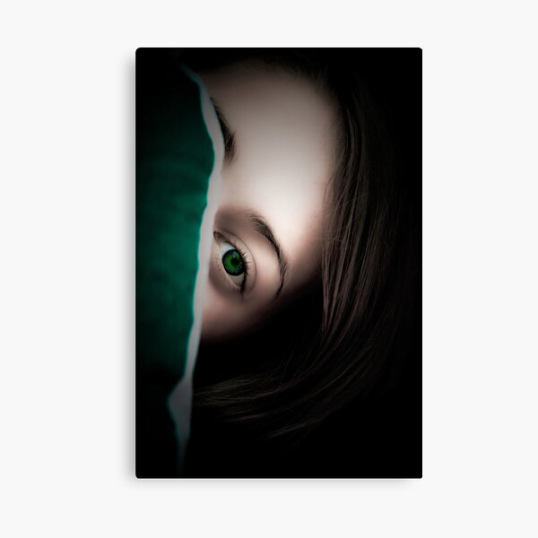 Green Eyed Lady Canvas Print