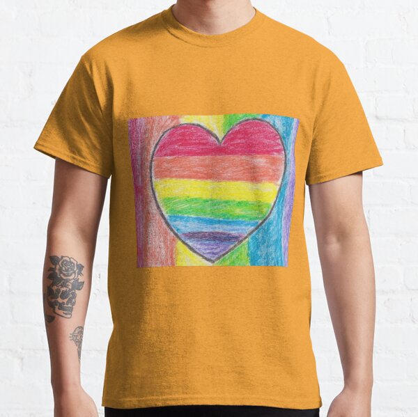 Rainbow Heart Classic T-Shirt