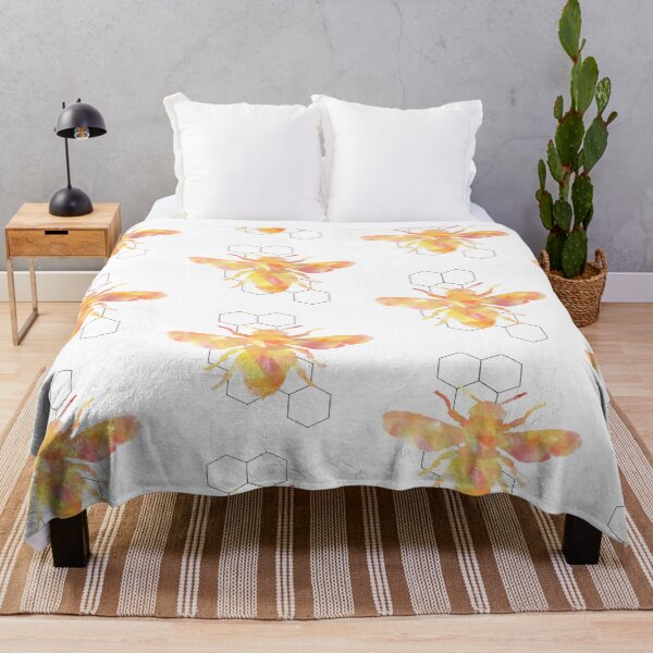Item preview, Geometric Abstract Honey Bee designed and sold by Emjonesdesigns.