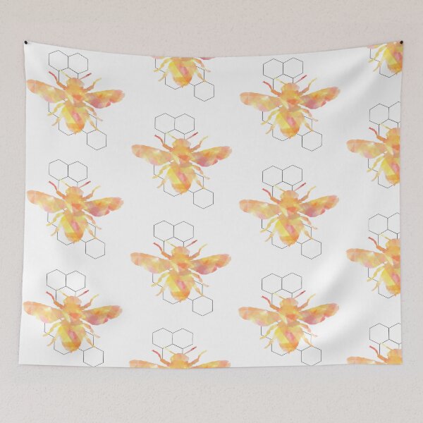 Item preview, Geometric Abstract Honey Bee designed and sold by Emjonesdesigns.