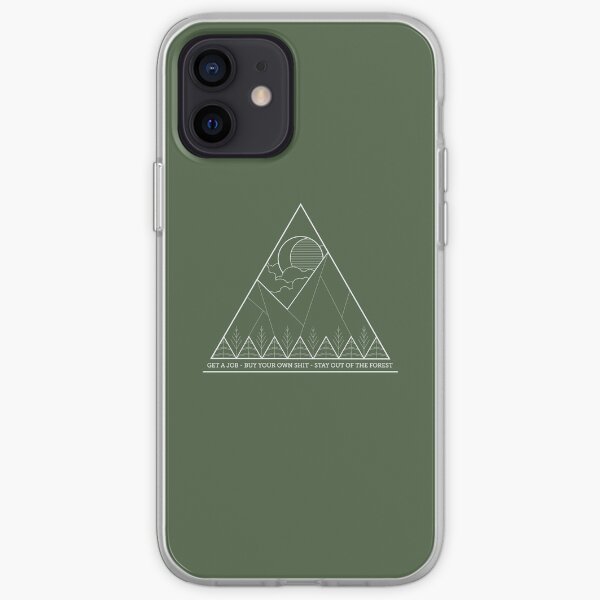 Stay out of the forest iPhone Soft Case