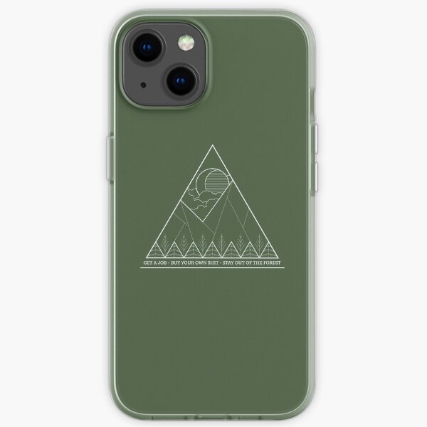 Stay out of the forest iPhone Soft Case