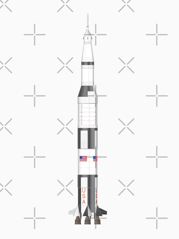 "Saturn V Rocket" Tshirt for Sale by JudgeHatchet Redbubble