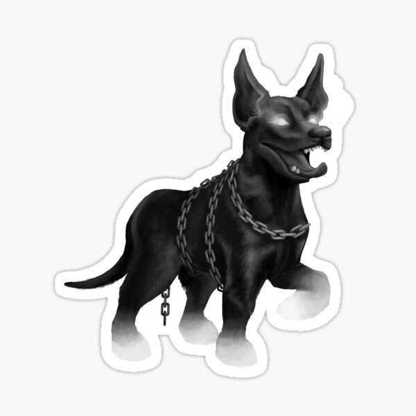 Covens Baby Barghest Spirit Sticker
