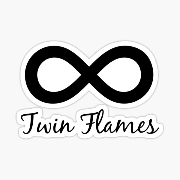 Twin Flame | Soul Mate | Twin Flame Relationship | Runner Chaser Present Sticker