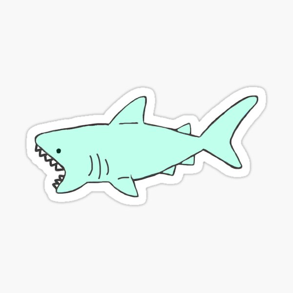 Item preview, Mint Green Shark designed and sold by EmmaGSheehan.