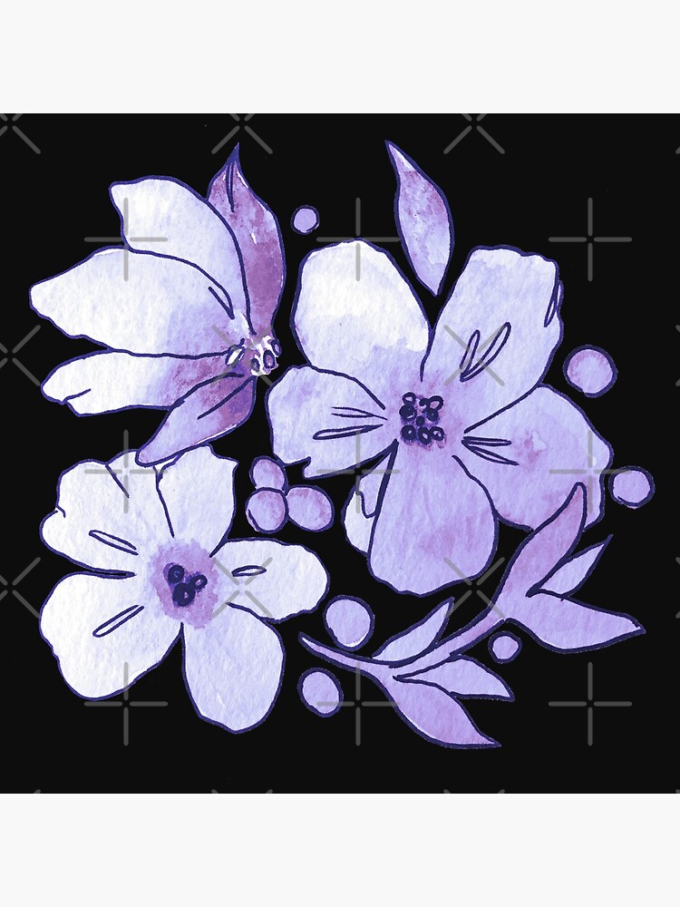 Purple Flower Pattern by skinnyginny