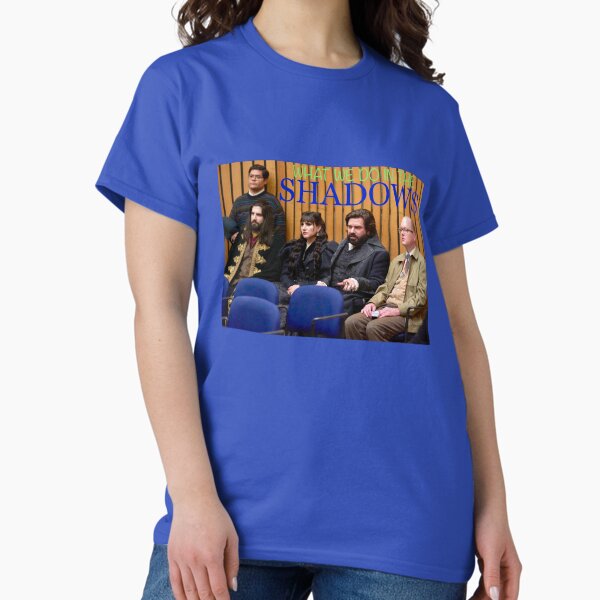 Item preview, What We Do in the Shadows Dark Blue Text designed and sold by andrewaq.