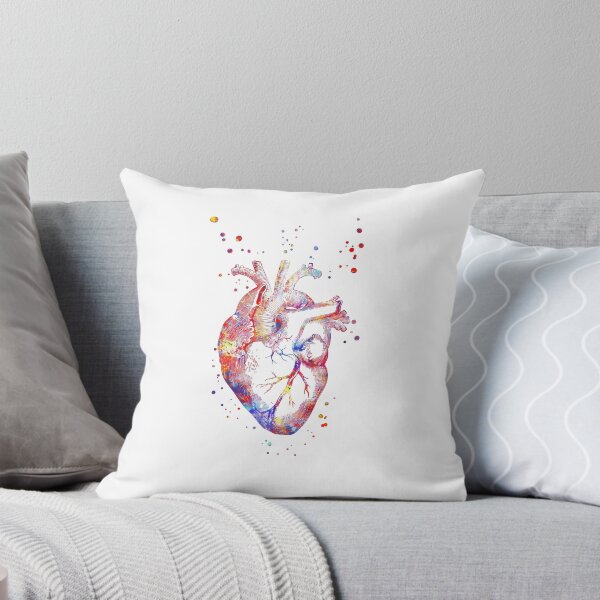 Item preview, Human heart, heart anatomy, medical art, watercolor heart, heart print, abstract heart designed and sold by Rosaliartbook.