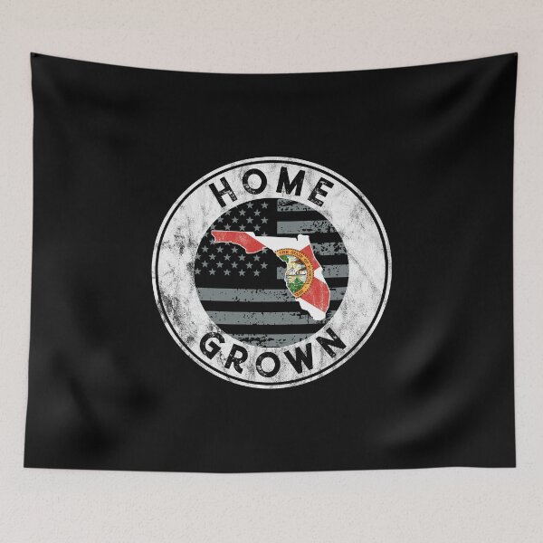 Item preview, Florida Home Grown State Country American Flag Pride Love FL  designed and sold by CreatedByHeidi.
