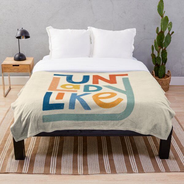 UNLADYLIKE Throw Blanket
