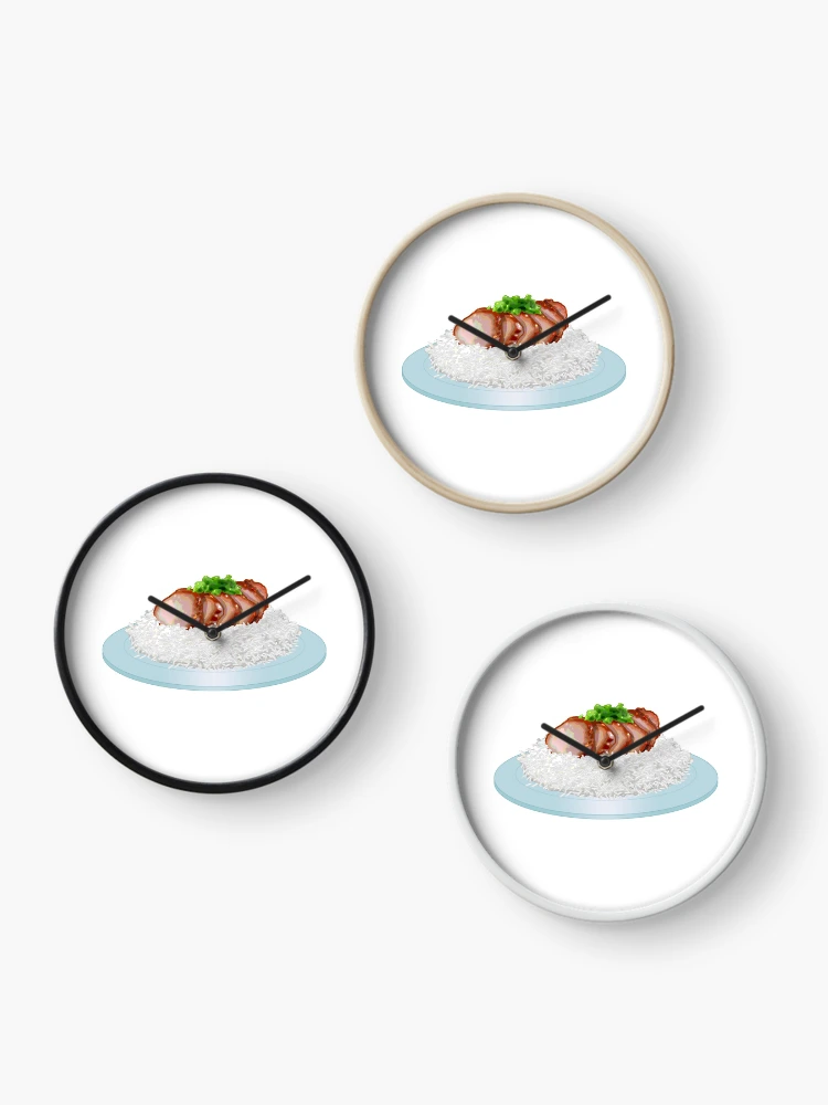 Thumbnail 3 of 4, Clock, Char Siu designed and sold by CCCDesign.