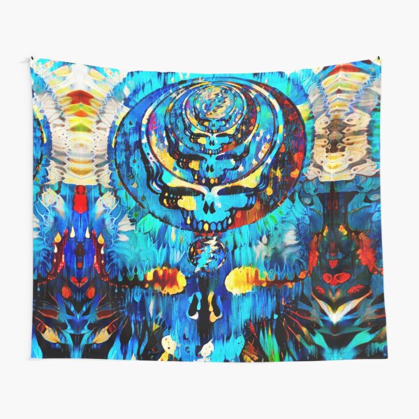 Dripping Indigo Tapestry