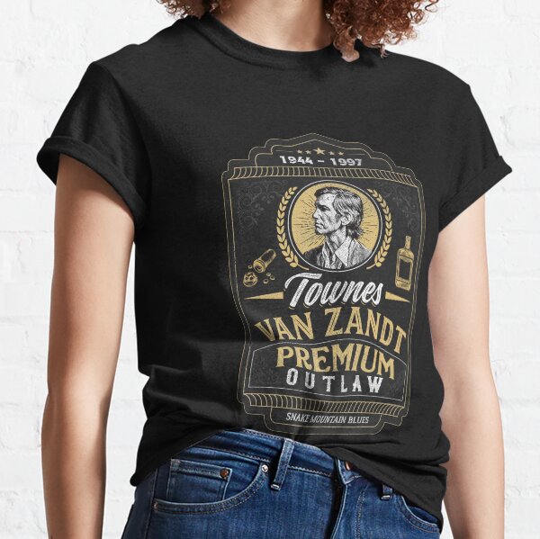 Townes Van Zandt:Premium Outlaw Classic T-Shirt