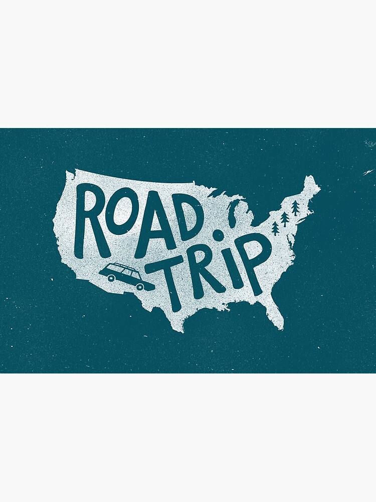 Road Trip USA - blue by cabinsupplyco