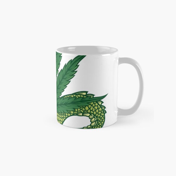 Marijuana Dragon - White With Vutra Classic Mug
