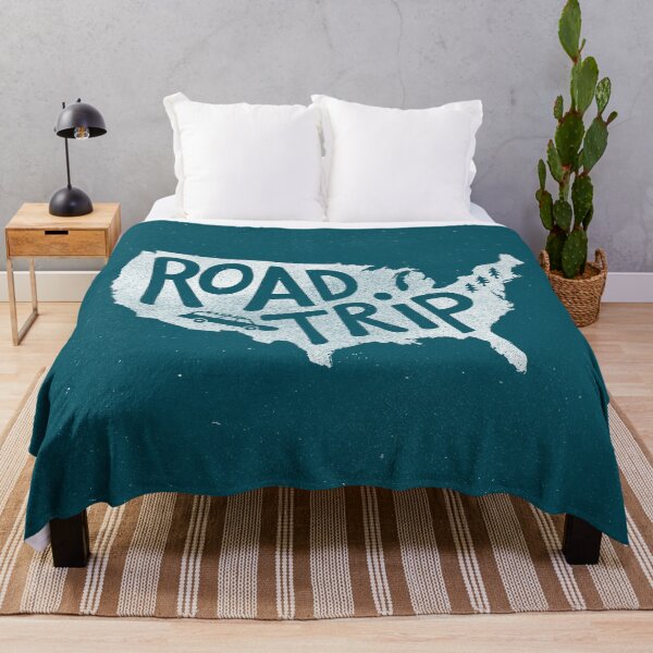 Item preview, Road Trip USA - blue designed and sold by cabinsupplyco.