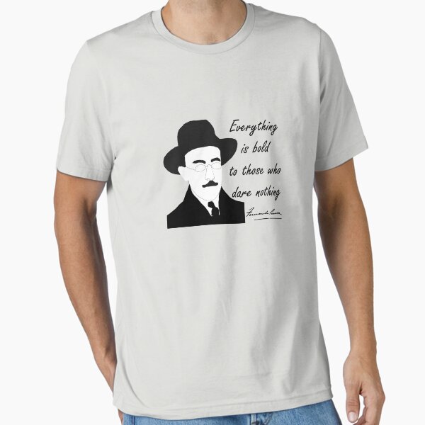 Vista previa del artículo con la obra «Fernando Pessoa Bold», diseñado y vendido por tshirtdirect.