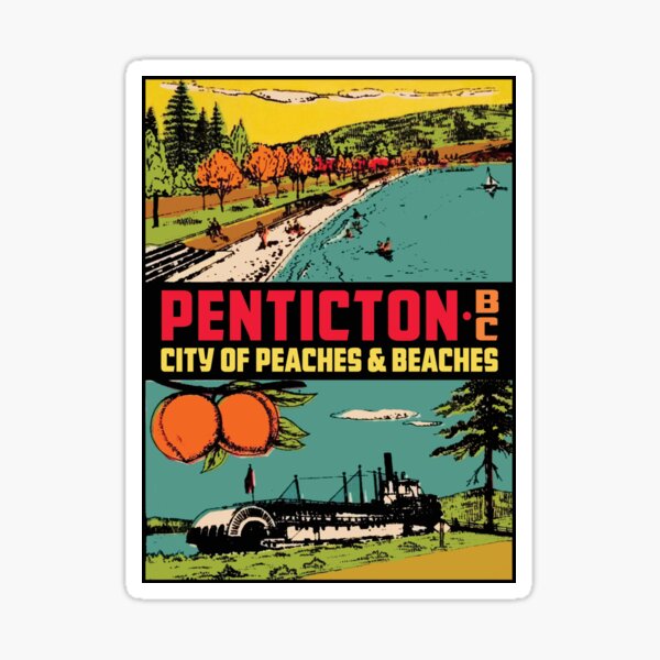 Penticton Peaches & Beaches Sticker