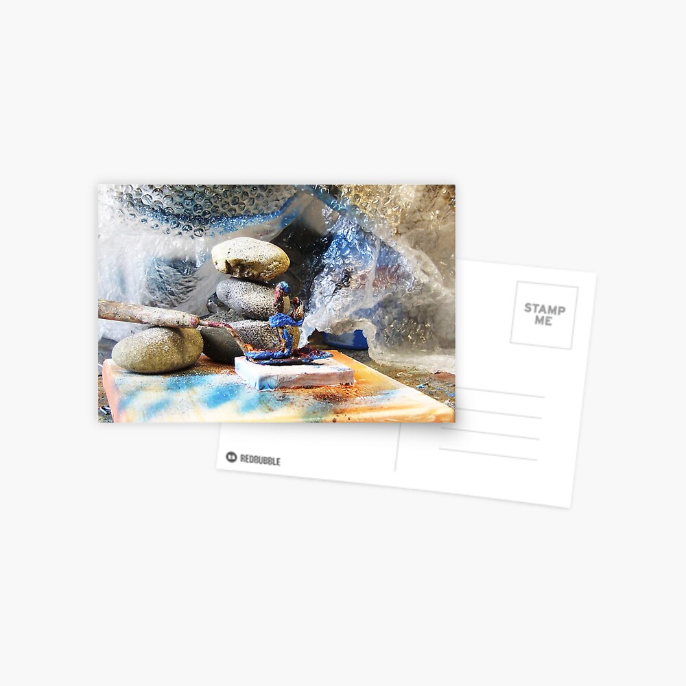 Praying Composition Postcard