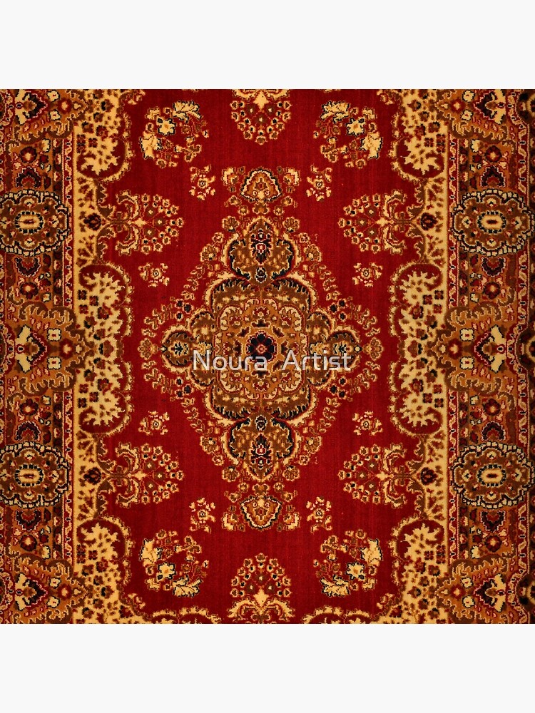 Persian Carpet - Persian Vintage Antique Carpet Nature Fine Art by del286