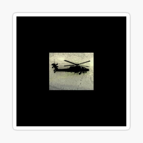 Vista previa del artículo con la obra «AH-64 Apache», diseñado y vendido por Jared Davies.