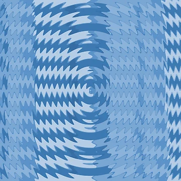 Artwork thumbnail, Mod Wavy Blue by Ann Kronick
