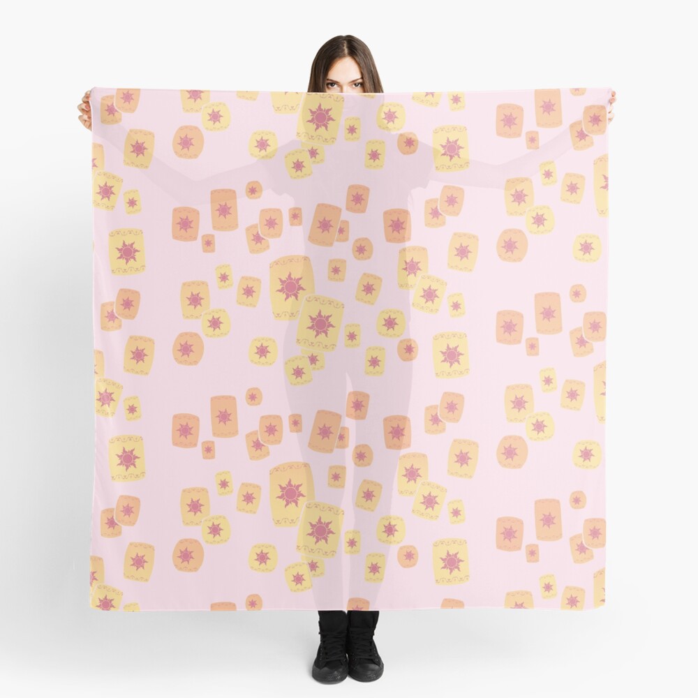 Floating Lanterns Gleam Variant Scarf