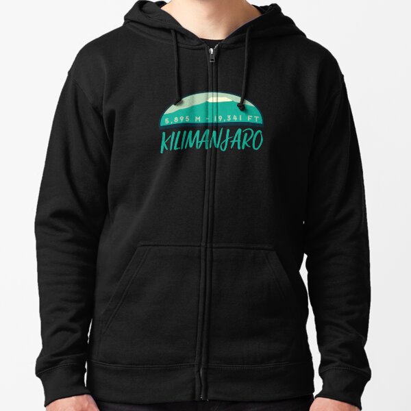 Kilimanjaro Zipped Hoodie By Brizodesign Redbubble