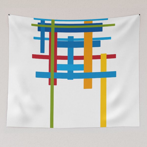 Item preview, Patch lines - abstract art designed and sold by alohaloho.