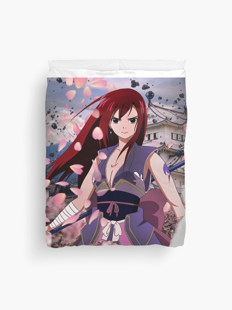 Erza Scarlet Bettbezug Von Goatseller Redbubble