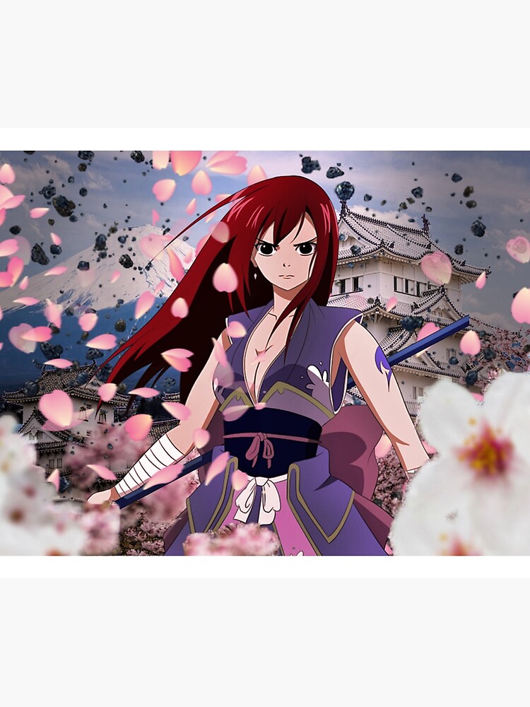 Erza Scarlet Bettbezug Von Goatseller Redbubble