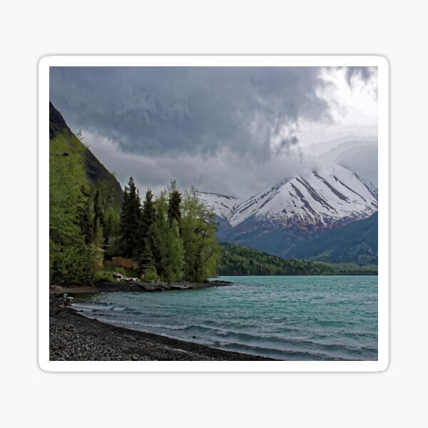 Living By The Kenai Sticker