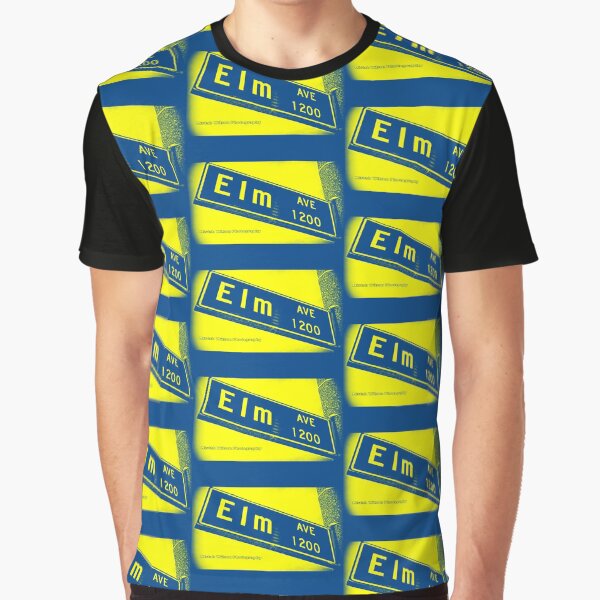 Elm Avenue, Long Beach, CA by MWP Graphic T-Shirt